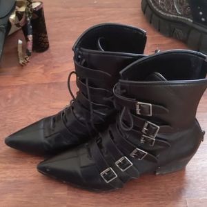 Strange Cvlt Coven Boot Black